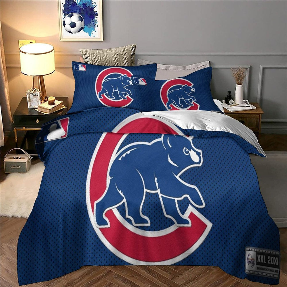 Chicago Cubs Bedding Set Quilt Cover Without Filler (Online Order Only)