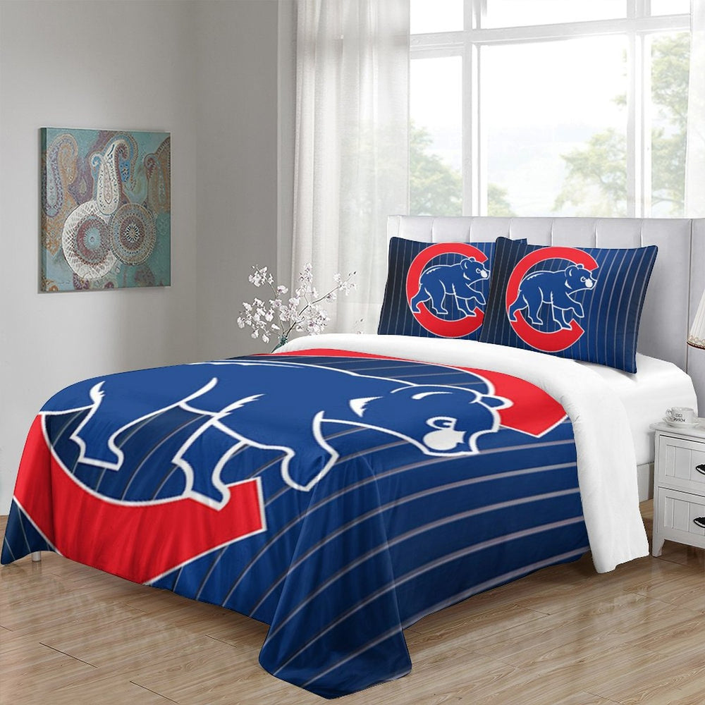 Chicago Cubs Bedding Set Quilt Cover Without Filler (Online Order Only)