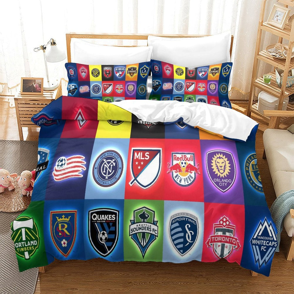 Chicago Fire Soccer Club Bedding Set Duvet Cover Without Filler (Online Order Only)