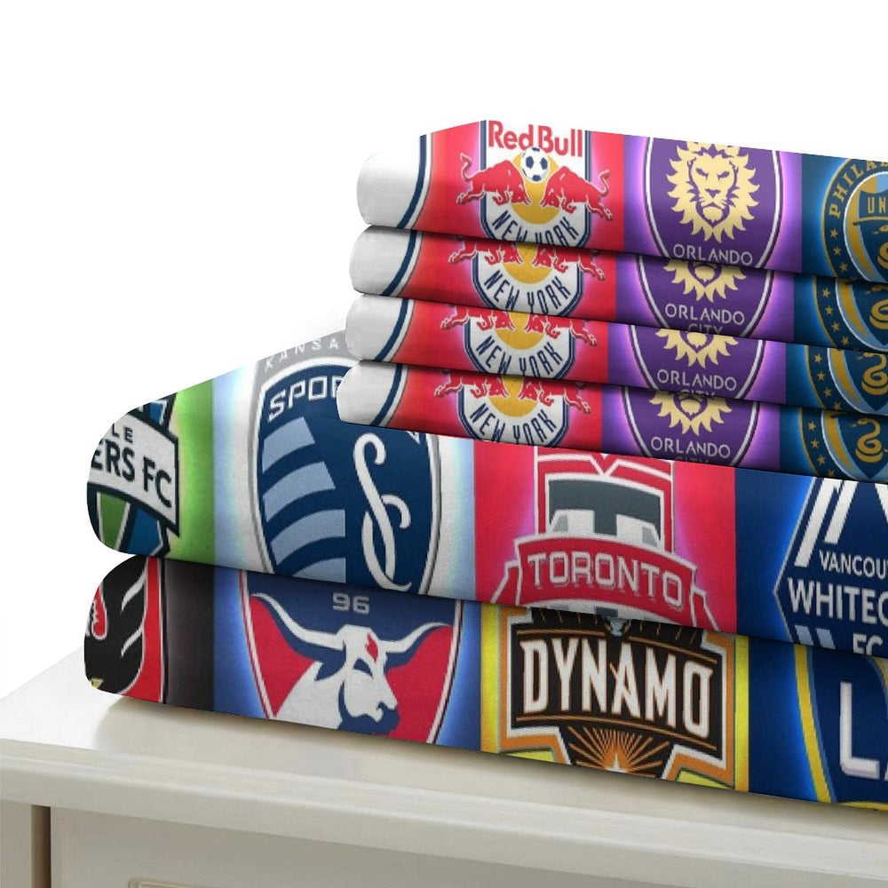 Chicago Fire Soccer Club Bedding Set Duvet Cover Without Filler (Online Order Only)