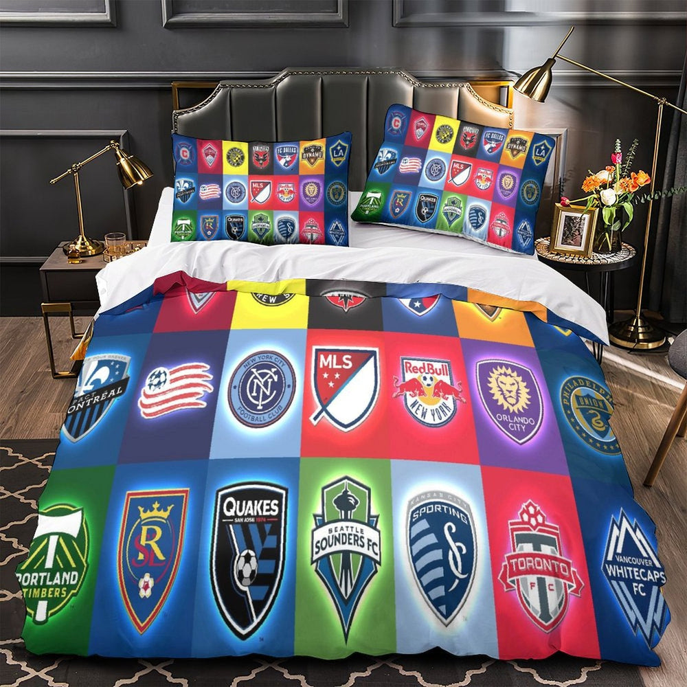 Chicago Fire Soccer Club Bedding Set Duvet Cover Without Filler (Online Order Only)