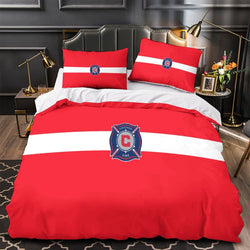 Chicago Fire Soccer Club Bedding Set Duvet Cover Without Filler (Online Order Only)