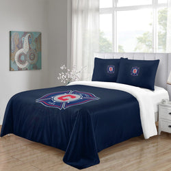 Chicago Fire Soccer Club Bedding Set Duvet Cover Without Filler (Online Order Only)
