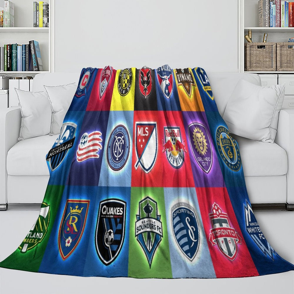 Chicago Fire Soccer Club Blanket Flannel Fleece Throw Room Decoration (Online Order Only)