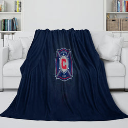 Chicago Fire Soccer Club Blanket Flannel Fleece Throw Room Decoration (Online Order Only)
