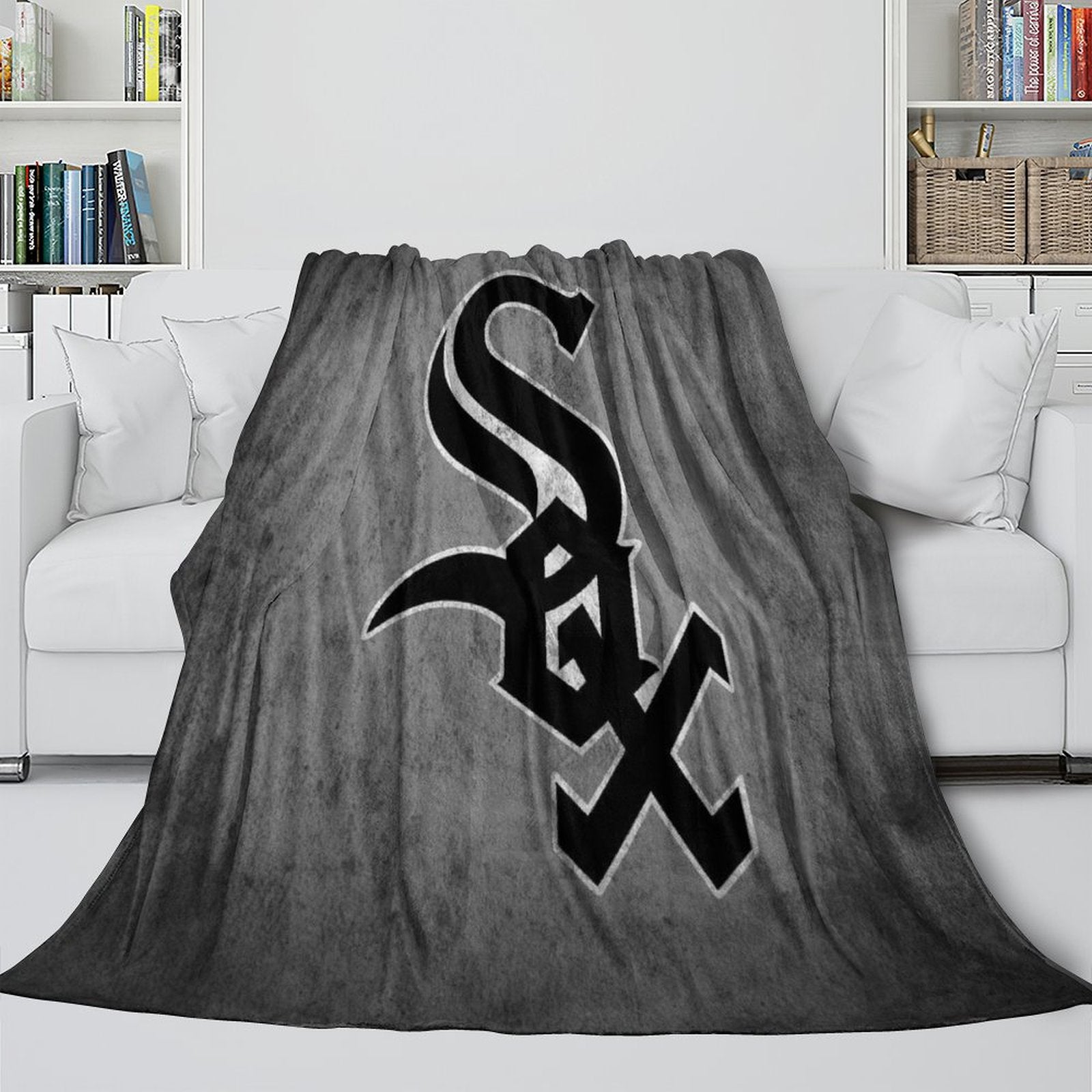 Chicago White Sox Blanket Flannel Throw Room Decoration (Online Order Only)