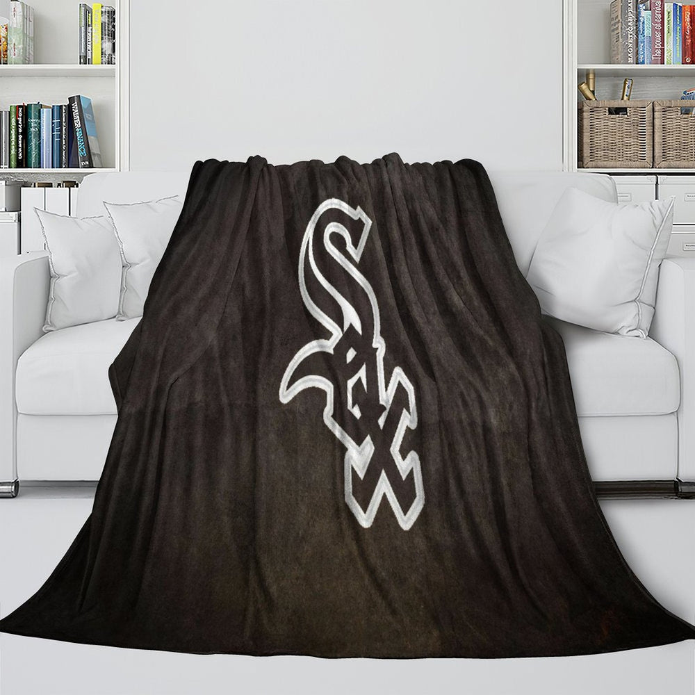 Chicago White Sox Blanket Flannel Throw Room Decoration (Online Order Only)