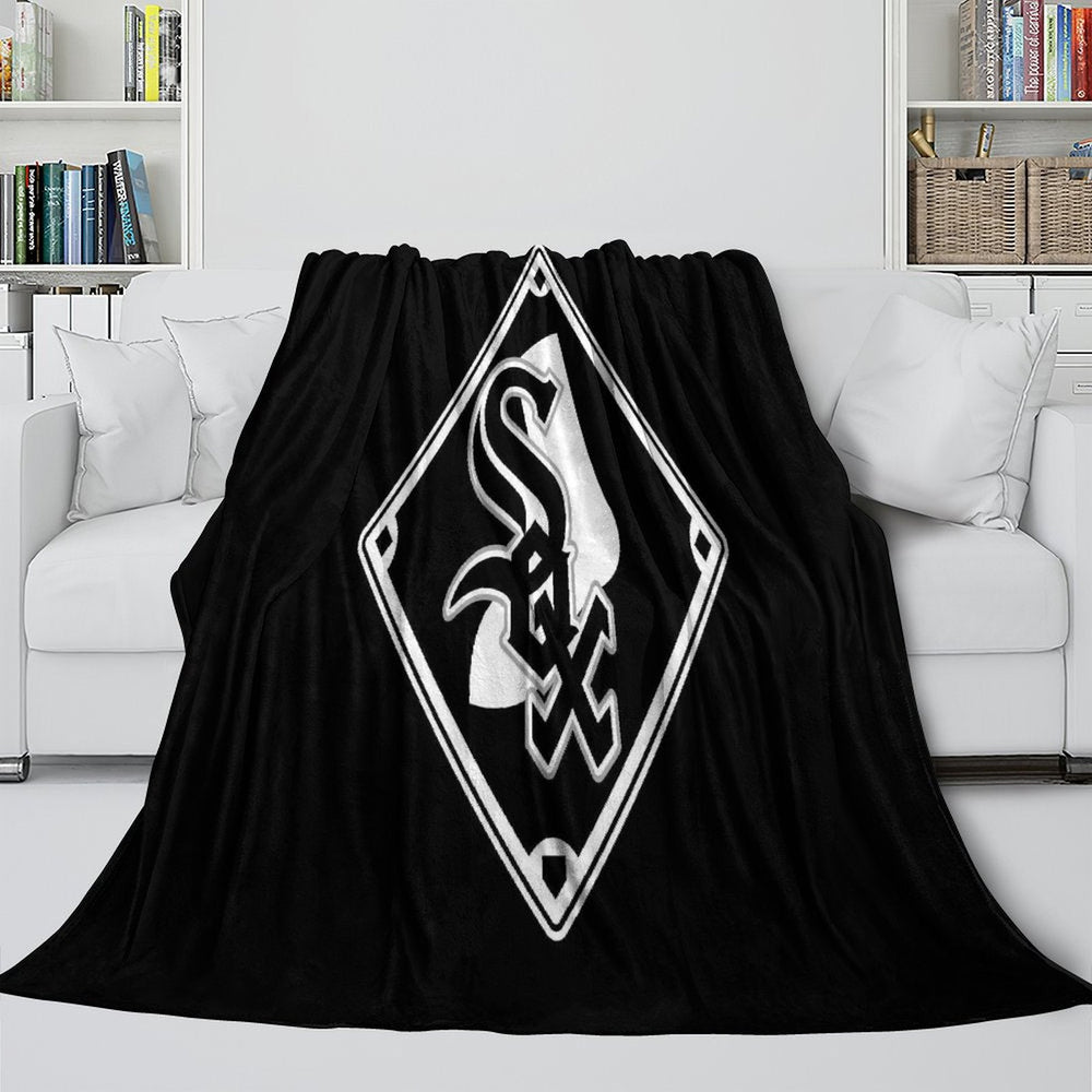 Chicago White Sox Blanket Flannel Throw Room Decoration (Online Order Only)