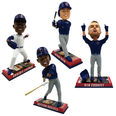 Chicago Cubs 2016 World Series Ticket Base Bobbleheads (ONLINE ORDER ONLY)