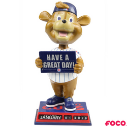 Chicago Cubs Mascot Clark the Cub Calendar Bobblehead (ONLINE ORDER ONLY)