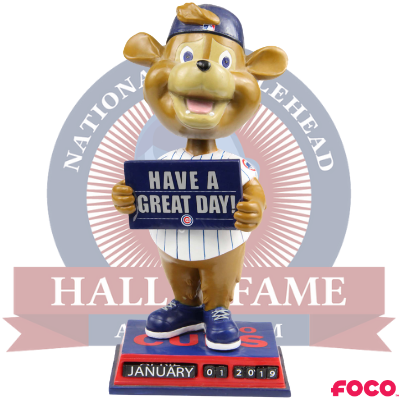 Chicago Cubs Mascot Clark the Cub Calendar Bobblehead (ONLINE ORDER ONLY)