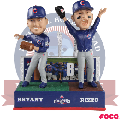 Chicago Cubs World Series Final Out Talking Dual Bobblehead (ONLINE ORDER ONLY)