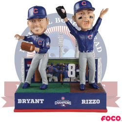 Chicago Cubs World Series Final Out Talking Dual Bobblehead (ONLINE ORDER ONLY)