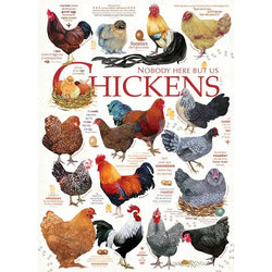 Chicken Quote 1000 Piece Jigsaw Puzzle Cobble Hill (ONLINE ORDER ONLY)