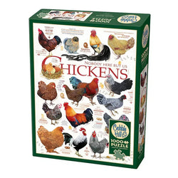 Chicken Quote 1000 Piece Jigsaw Puzzle Cobble Hill (ONLINE ORDER ONLY)
