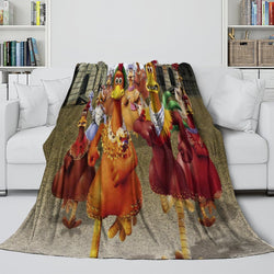 Chicken Run Blanket Flannel Throw Room Decoration (ONLINE ORDER ONLY)