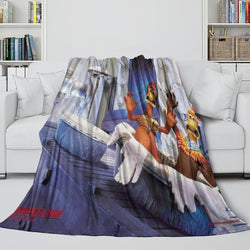 Chicken Run Blanket Flannel Throw Room Decoration (ONLINE ORDER ONLY)