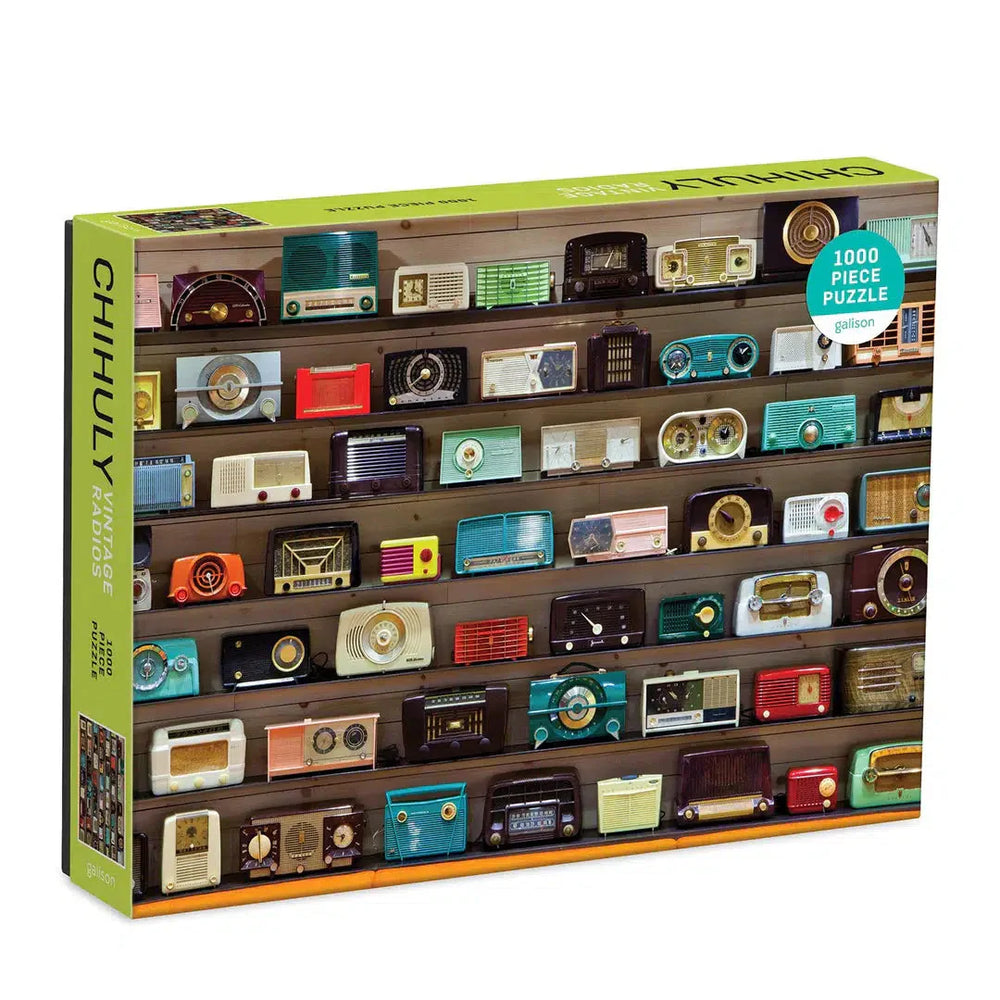Chihuly Vintage Radios 1000 Piece Jigsaw Puzzle Galison (ONLINE ORDER ONLY)