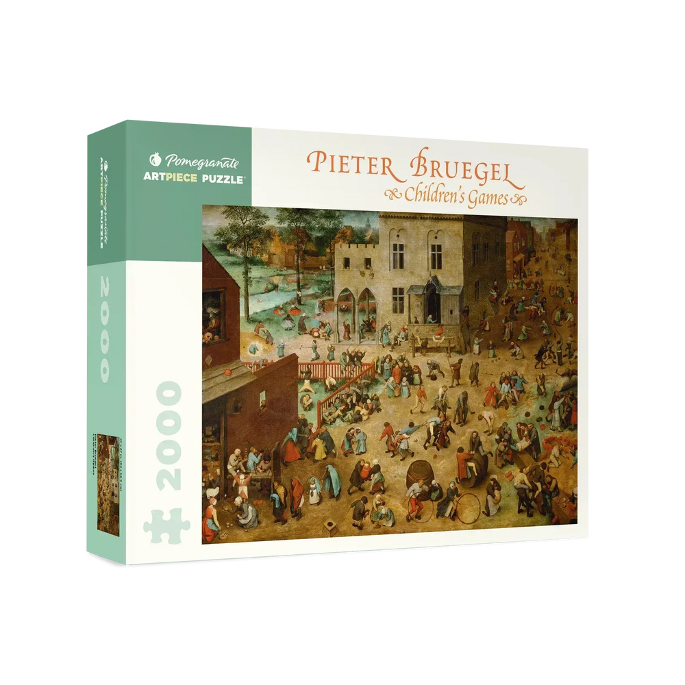 Children's Game by Bruegel 2000 Piece Jigsaw Puzzle Pomegranate