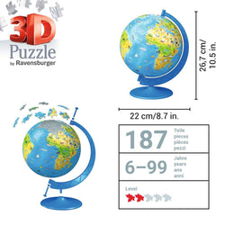 Children's Globe 187 Piece 3D Jigsaw Puzzle Ravensburger (ONLINE ORDER ONLY)