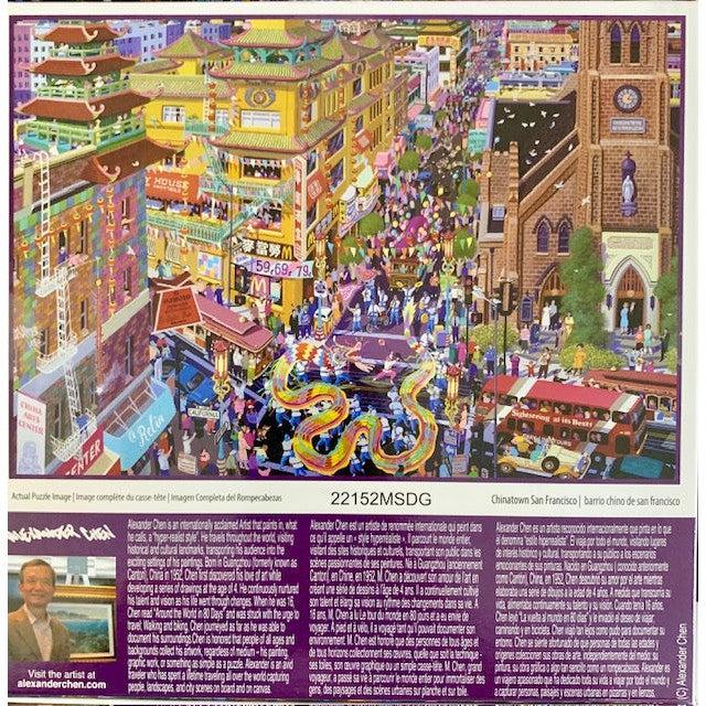 Chinatown San Francisco by Alexander Chen 500 Piece Jigsaw Puzzle Sure Lox (ONLINE ORDER ONLY)
