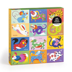 Chinese Zodiac 500 Piece Jigsaw Puzzle Mudpuppy (ONLINE ORDER ONLY)