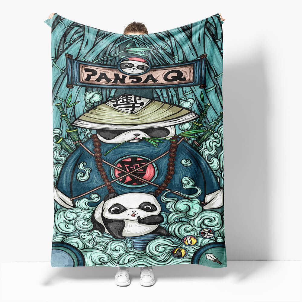 Chinese National Tide Elements Flannel Fleece Throw Cosplay Blanket (Online Order Only)