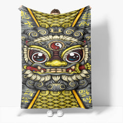 Chinese National Tide Elements Flannel Fleece Throw Cosplay Blanket (Online Order Only)