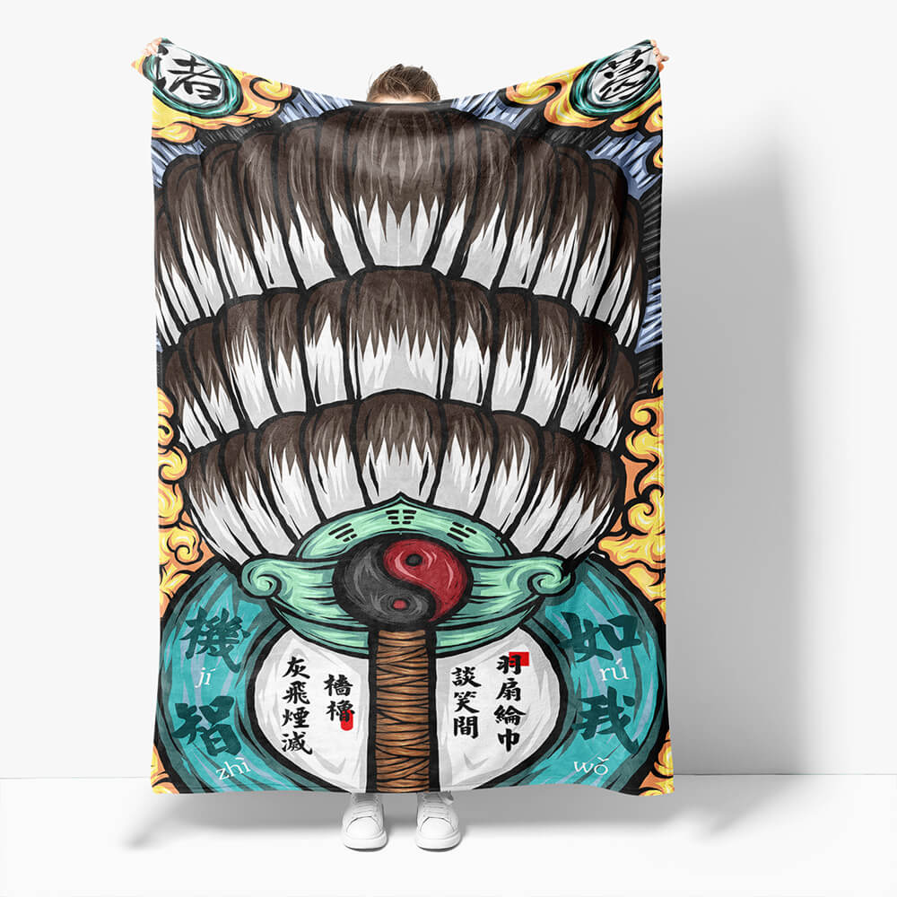 Chinese National Tide Elements Flannel Fleece Throw Cosplay Blanket (Online Order Only)