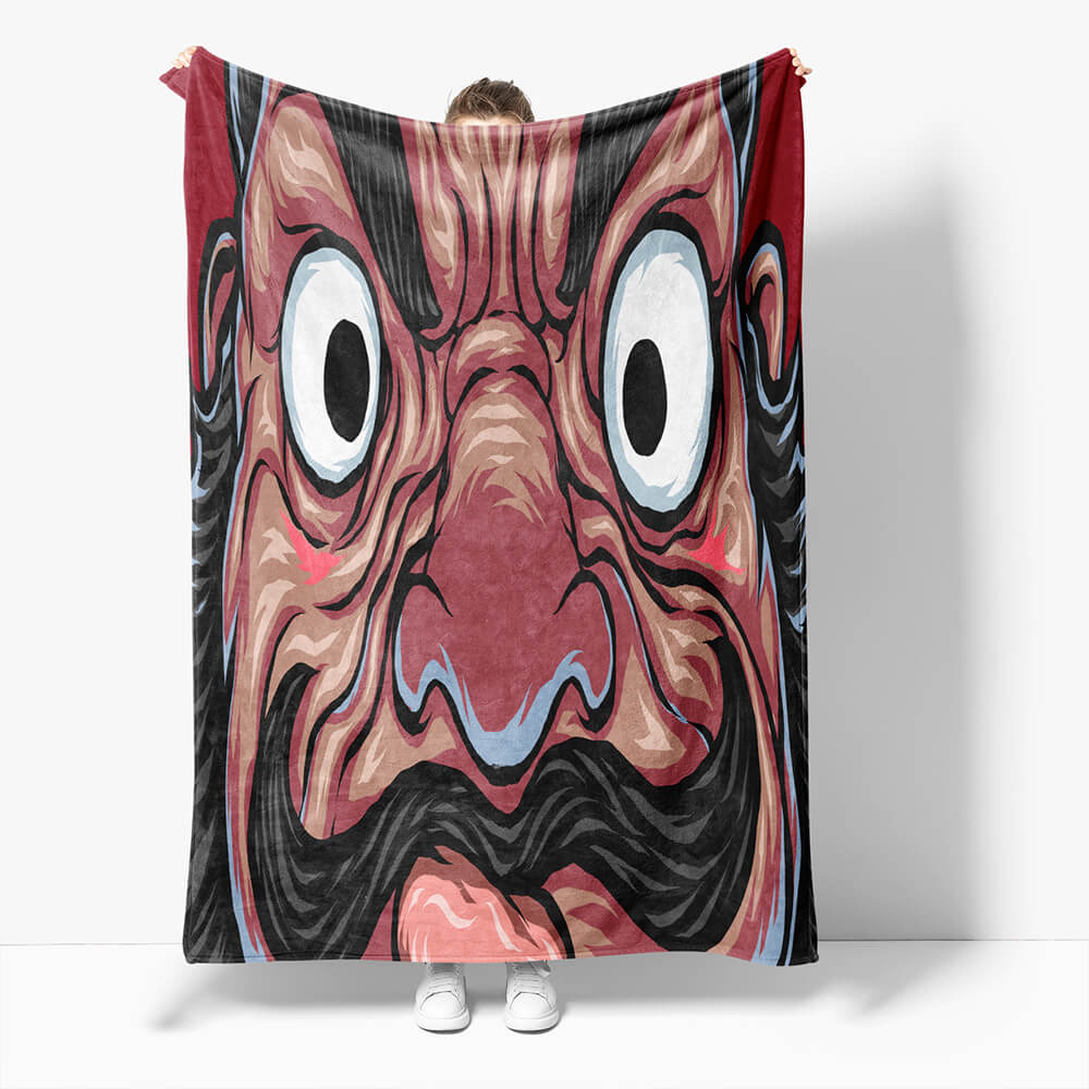 Chinese National Tide Elements Flannel Fleece Throw Cosplay Blanket (Online Order Only)