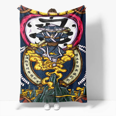 Chinese National Tide Elements Flannel Fleece Throw Cosplay Blanket (Online Order Only)