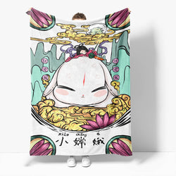 Chinese National Tide Elements Flannel Fleece Throw Cosplay Blanket (Online Order Only)