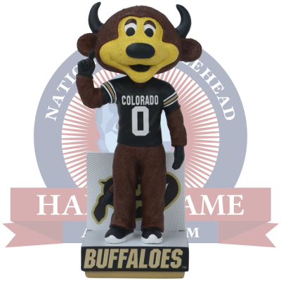 Chip the Buffalo Colorado Buffaloes Mascot Bobblehead (ONLINE ORDER ONLY)