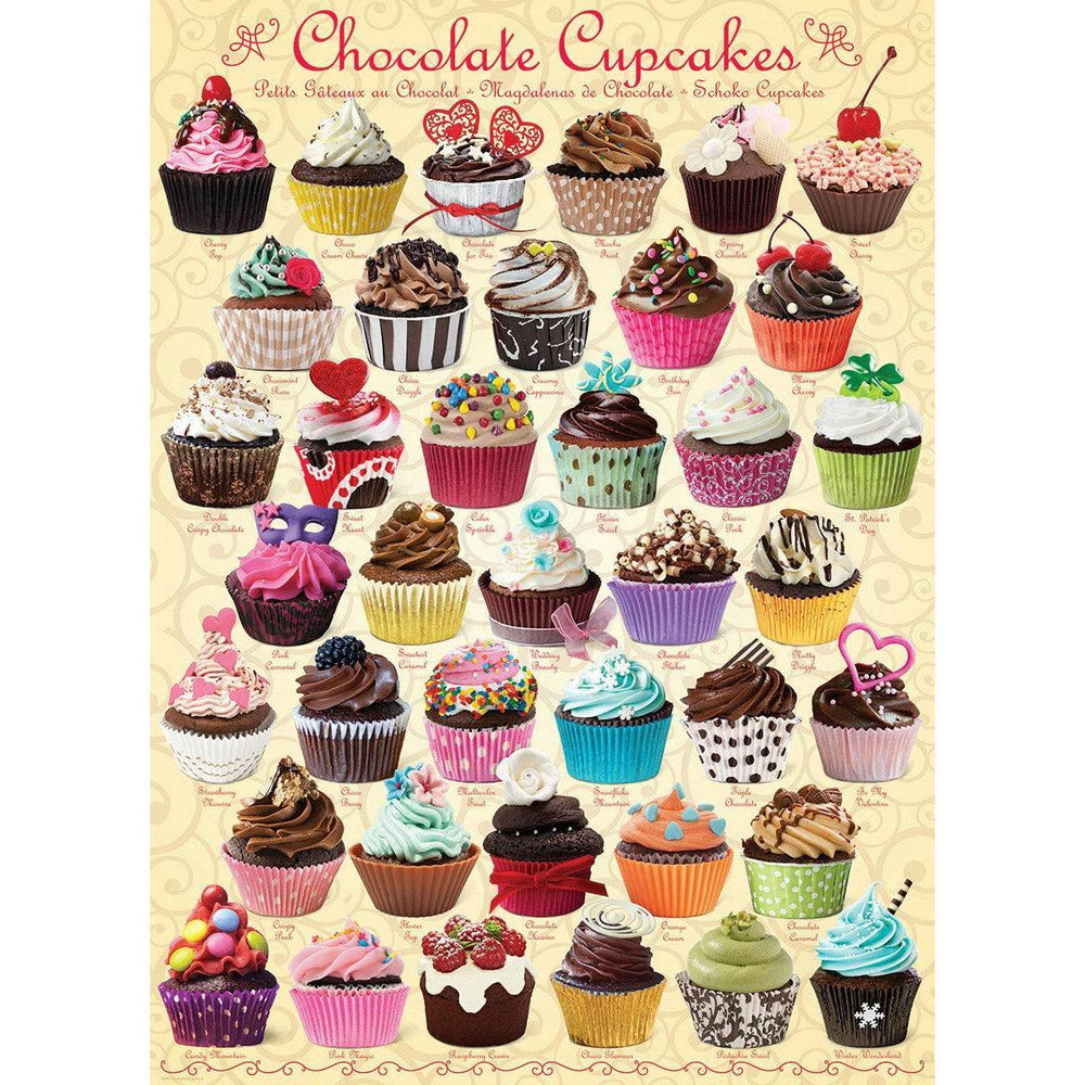 Chocolate Cupcakes 1000 Piece Jigsaw Puzzle Eurographics (ONLINE ORDER ONLY)