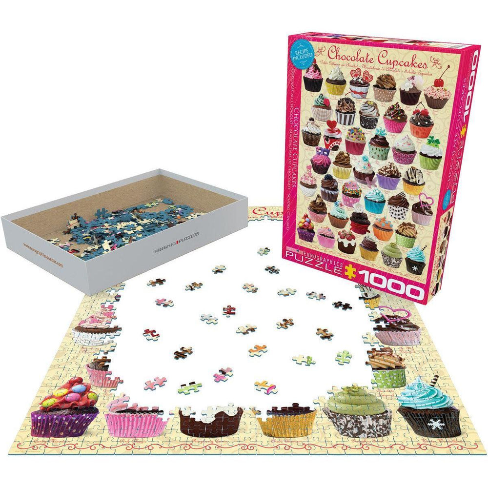 Chocolate Cupcakes 1000 Piece Jigsaw Puzzle Eurographics (ONLINE ORDER ONLY)