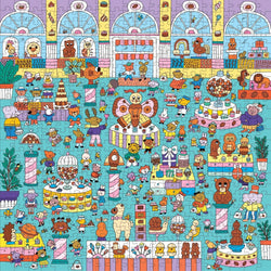 Chocolate Shop Search & Find 500 Piece Jigsaw Puzzle Mudpuppy (ONLINE ORDER ONLY)
