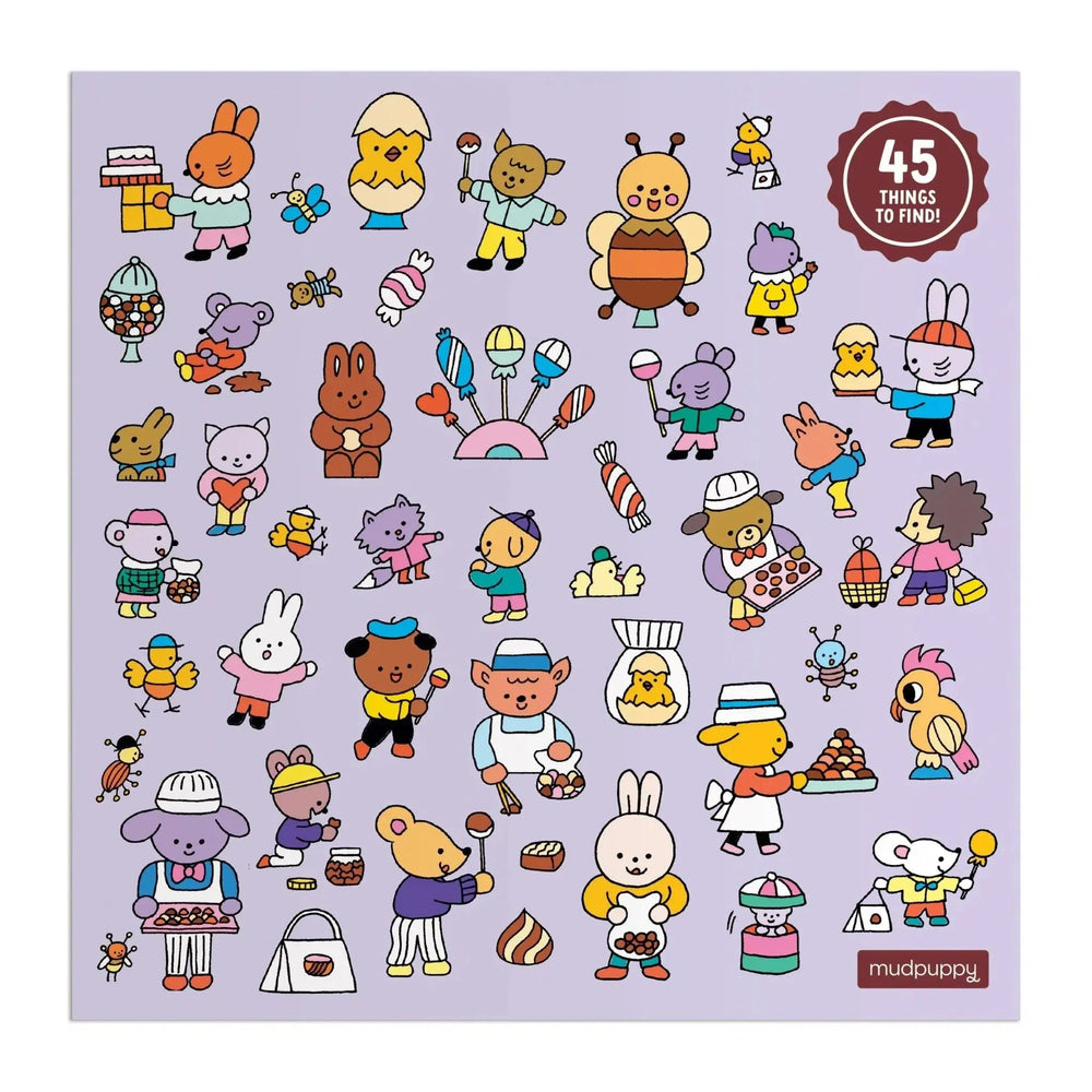 Chocolate Shop Search & Find 500 Piece Jigsaw Puzzle Mudpuppy (ONLINE ORDER ONLY)