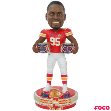 Kansas City Chiefs Super Bowl LVIII 58 Champions Bobbleheads (ONLINE ORDER ONLY)