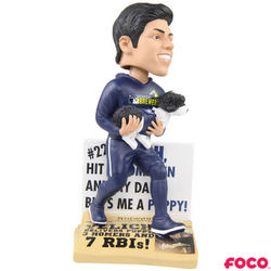 Christian Yelich and Yeli Milwaukee Brewers Puppy Dual Bobblehead (ONLINE ORDER ONLY)