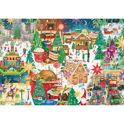 Christmas Around the World 500 Piece Jigsaw Puzzle Gibsons