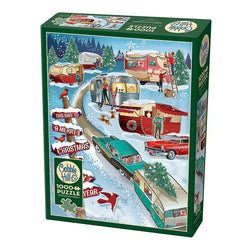Christmas Campers 1000 Piece Jigsaw Puzzle Cobble Hill (ONLINE ORDER ONLY)