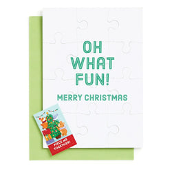 Christmas Critters Greeting Card 12 Piece Jigsaw Puzzle Mudpuppy