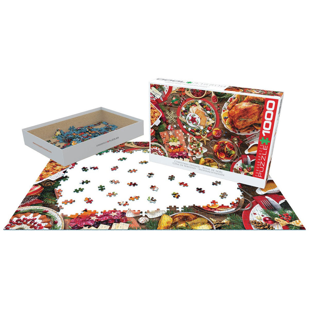 Christmas Dinner 1000 Piece Jigsaw Puzzle Eurographics (ONLINE ORDER ONLY)