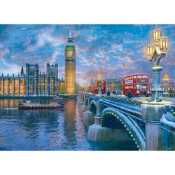 Christmas Eve in London 1000 Piece Jigsaw Puzzle Eurographics (ONLINE ORDER ONLY)