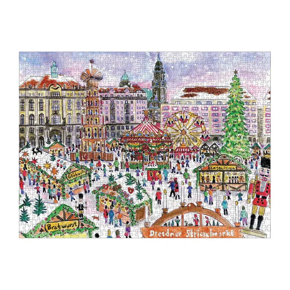 Christmas Market 1000 Piece Jigsaw Puzzle Galison (ONLINE ORDER ONLY)