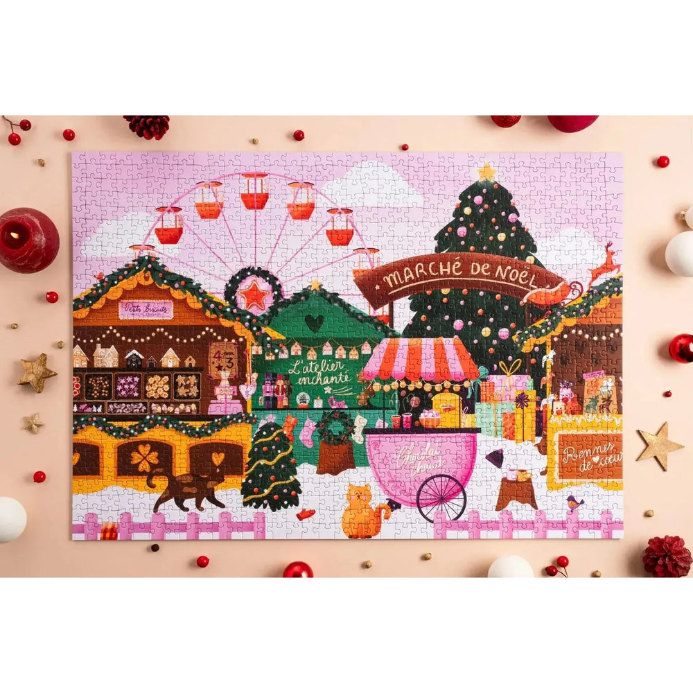 Christmas Market 1000 Piece Premium Jigsaw Puzzle Heol (ONLINE ORDER ONLY)