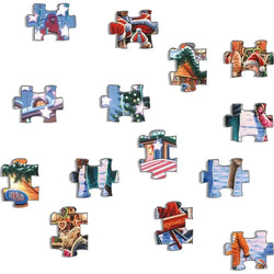Christmas Market 140 Piece Tray Jigsaw Puzzle Larsen