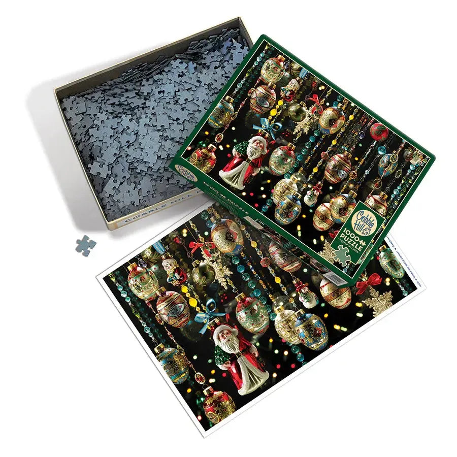 Christmas Ornaments 1000 Piece Jigsaw Puzzle Cobble Hill (ONLINE ORDER ONLY)