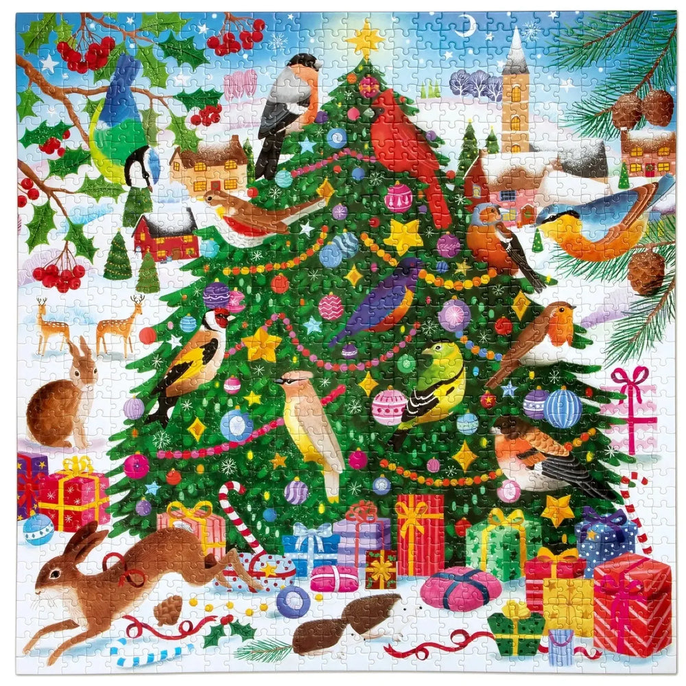 Christmas Songbirds 1000 Piece Jigsaw Puzzle eeBoo (ONLINE ORDER ONLY)