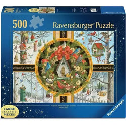Christmas Songbirds 500 Large Piece Jigsaw Puzzle Ravensburger